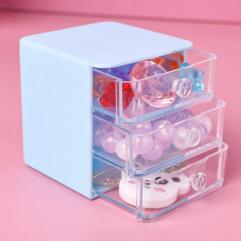 Dollhouse Mini Drawer Storage Box Jewelry Box Kitchen Baking Electronic Scale Home Decor Accessories Toy