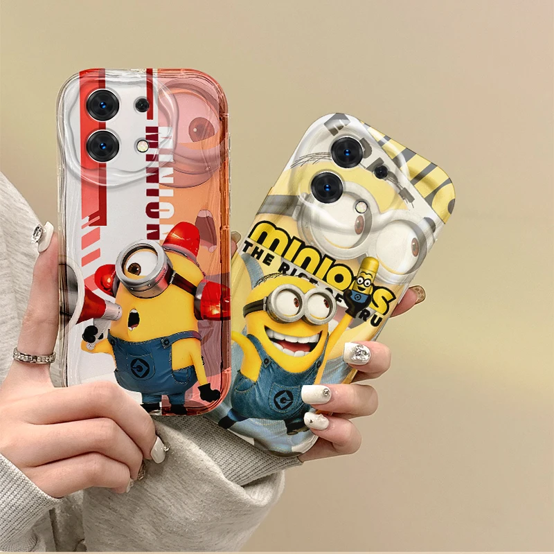 

Fashion M-Minions Cartoon Phone Case for Redmi Note 13 12 11 ProPlus 10 9 Pro 14C 13C 12C 11S 10A K70 TPU Shockproof Back Covers