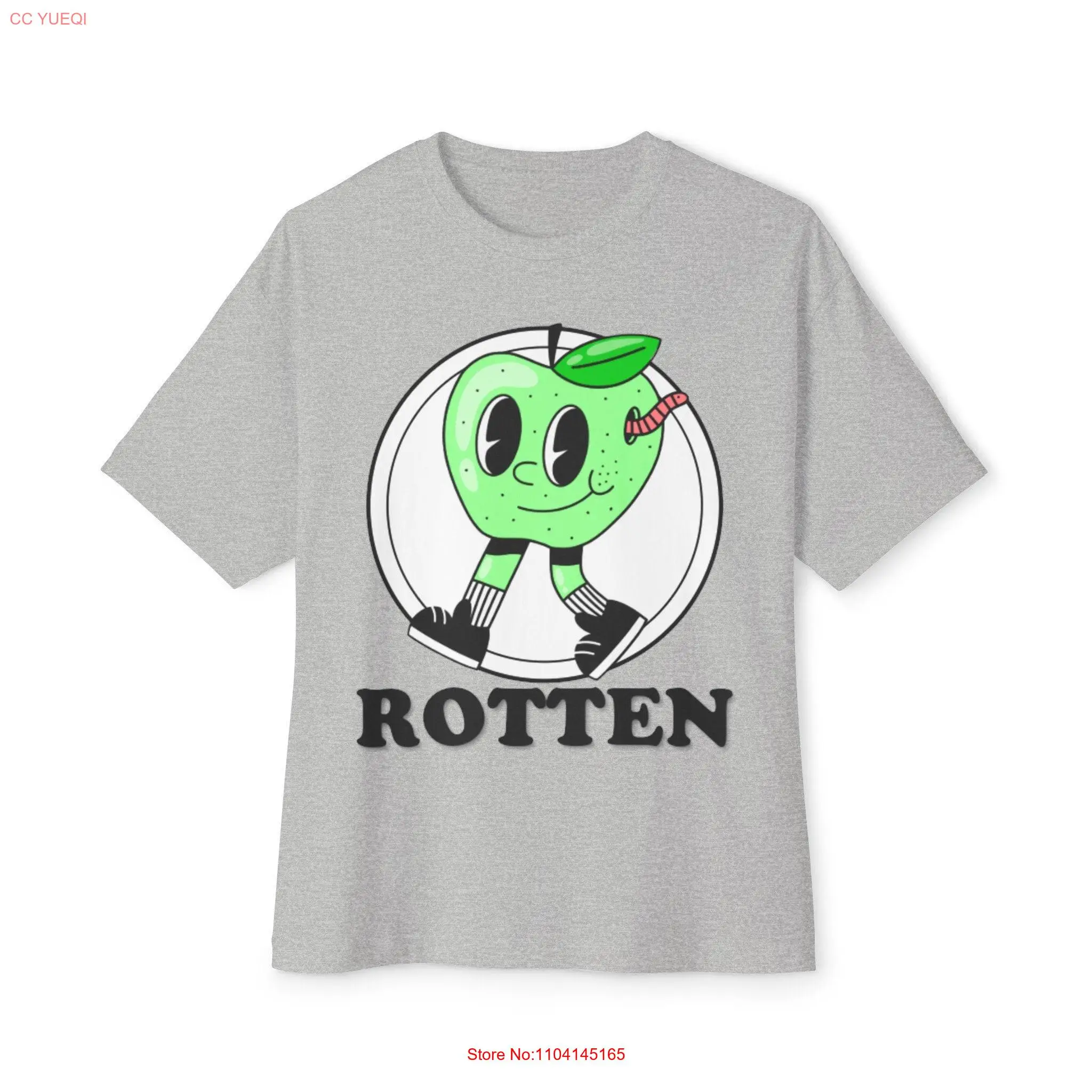 ROTTEN Oversized Boxy T Shirt long or short sleeves