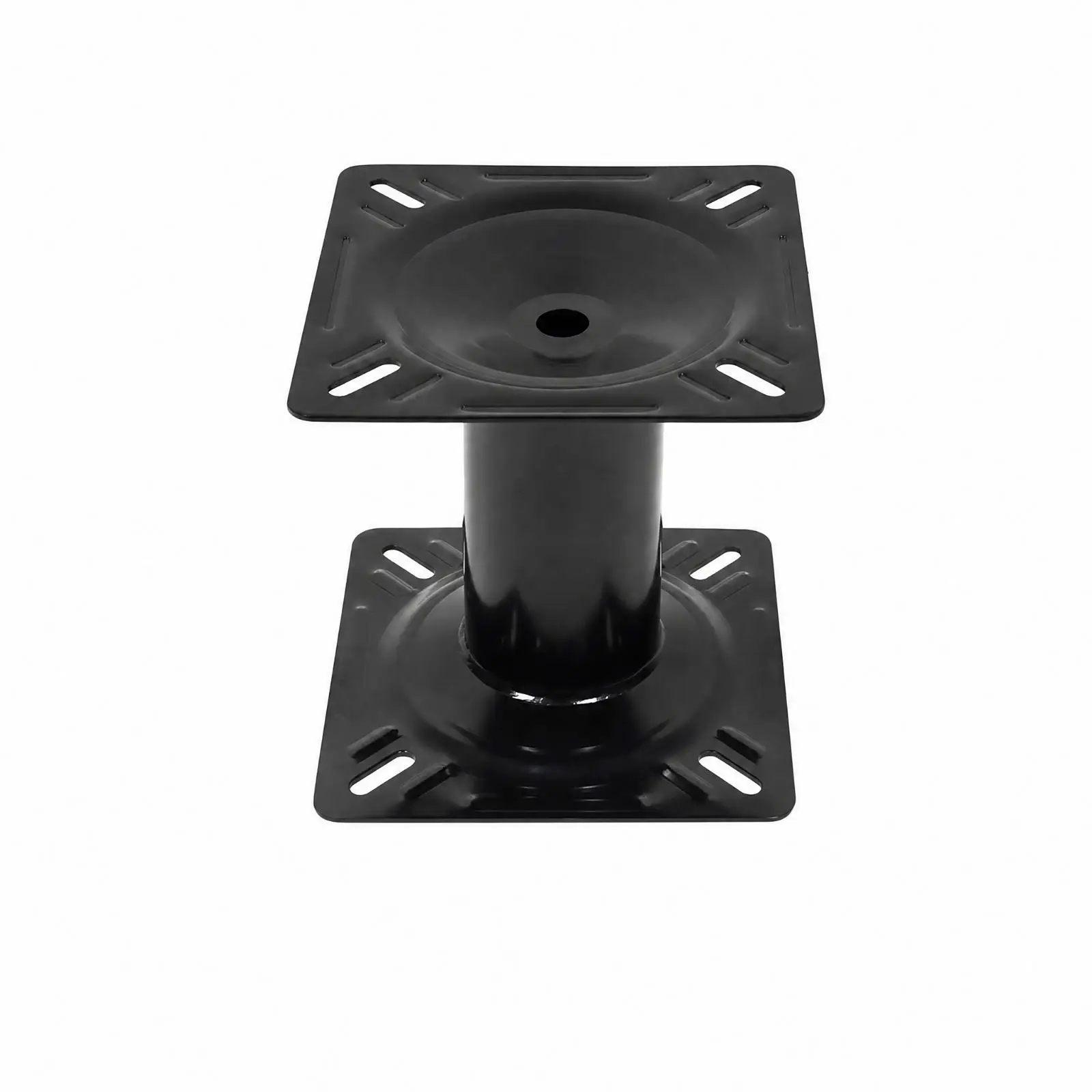 Black Metal Boat-Seat Mounting Base Fit Boat Seat Mount with Upper and Lower