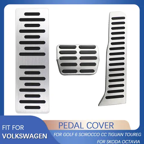 폭스바겐 Vw 골프 5 6 MK5 MK6 MK5 시로코 CC 티구안 투렉, 스코다 옥타비아 A5 가스 브레이크 레스트 페달 커버