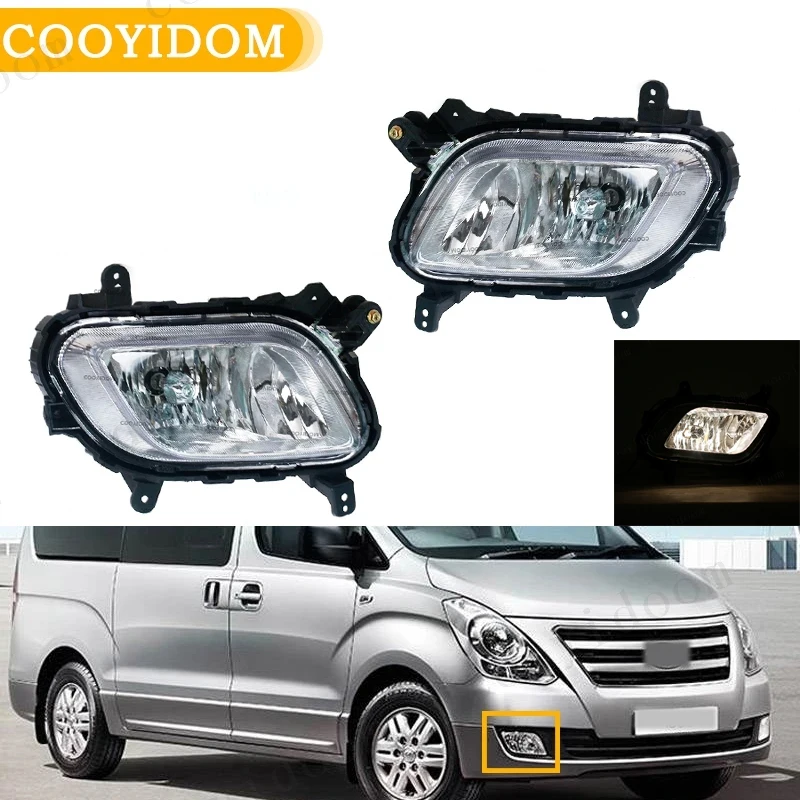 LED Car Front Fog Lamp Driving Lamp Foglight 922014H100 922024H100 For Hyundai i800 H1 iMax G Starex 2015 2016 Fog Lamp Assembly