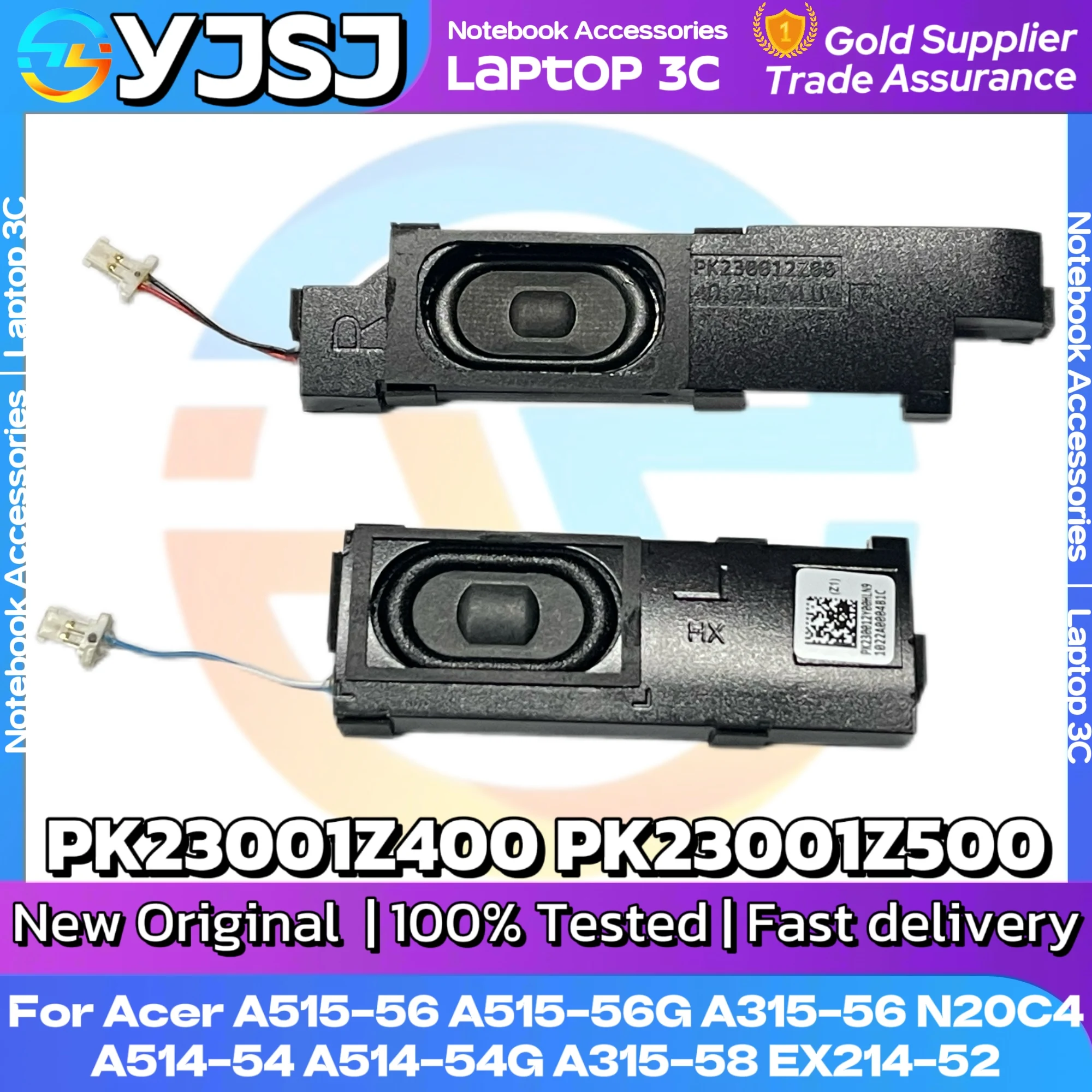 NEW Original Laptop Speaker for Acer A515-56 A515-56G A315-56 A514-54 A514-54G A315-58 EX214-52 N20C4 PK23001Z400 PK23001Z500