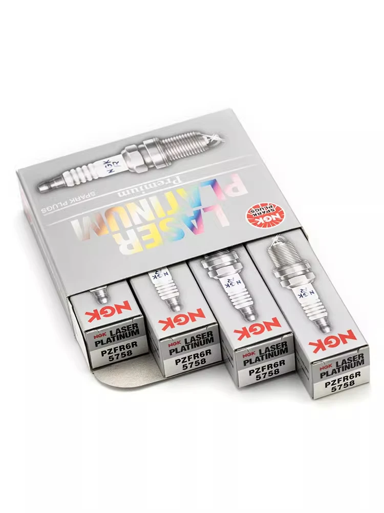 Original NGK PZFR6R 5758 Brand New Laser Dual Platinuim Spark Plug 03C905601 03F905600A For VW Golf 6 Scirocco Octavia 1.4T