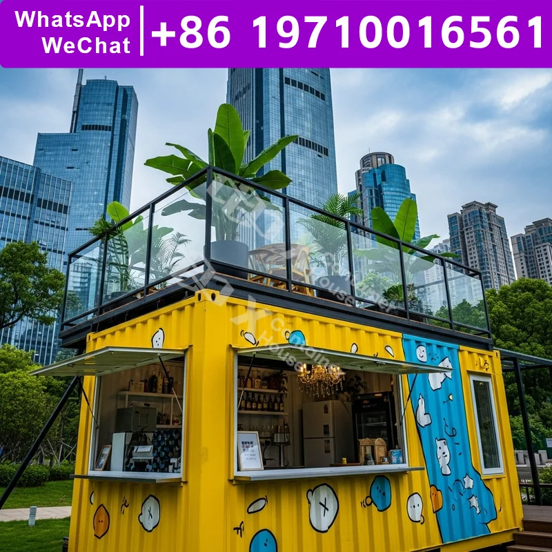 

Earthquake Resistant Mobile Container House Low Cost Container House Camp Dormitory Creative Container House Moisture Proof