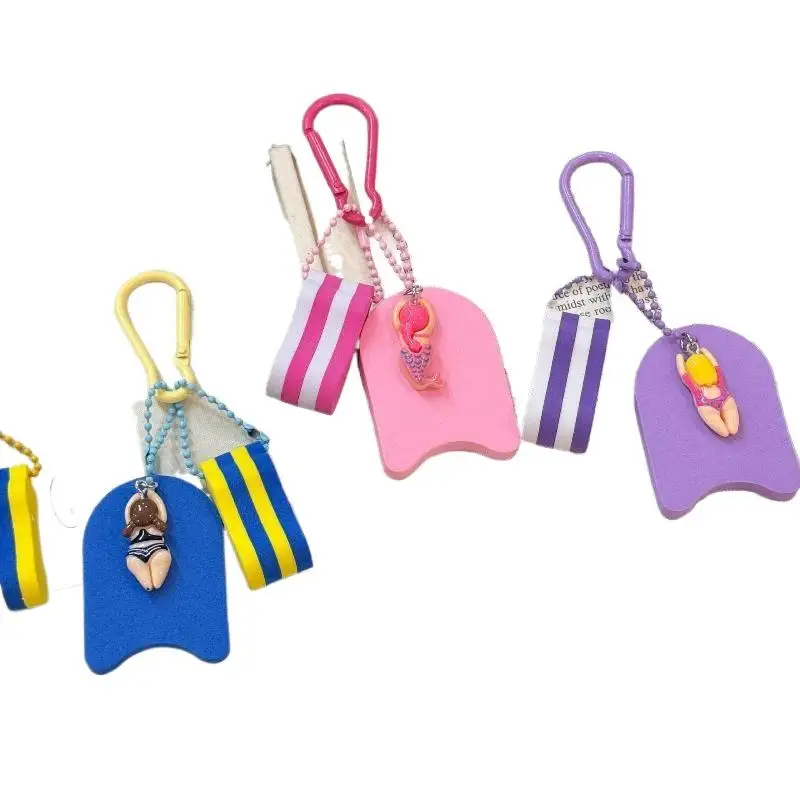 Sportlicher Schlüsselanhänger, Niedlicher Schwimmer-Anhänger für Mädchen und Jungen, Rucksack-Hängeanhänger, Taschenanhänger, Autoschlüsselanhänger, Schicke Accessoires, Geschenk – Detail 3