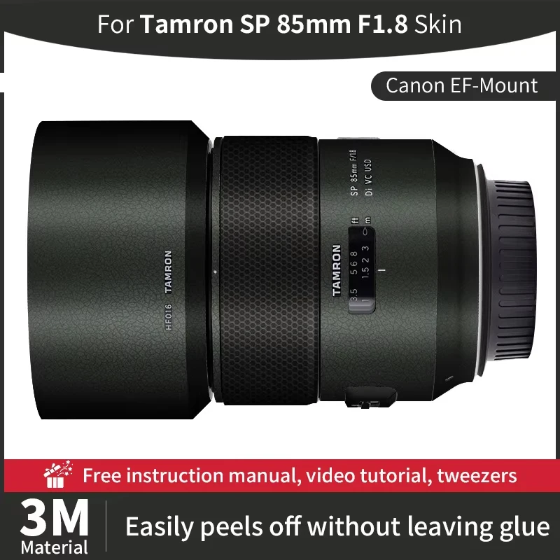 

Для Tamron SP 85 мм F1.8 EF-крепление объектива камеры Tamron sp 85 мм кожа Canon против царапин наклейка на объектив камеры защитная пленка