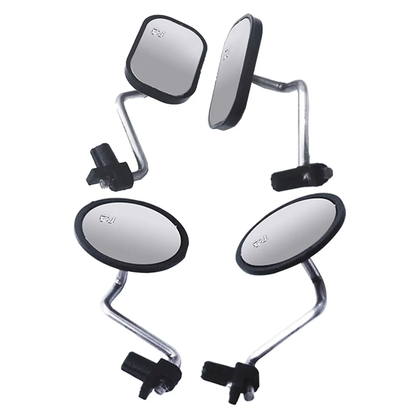 กระจกมองหลัง RC แบบหมุนได้ ขนาด 1/12 สำหรับรถบรรทุก MN ของเล่นรถยนต์ โมเดลรถ งานอดิเรก ปรับแต่ง