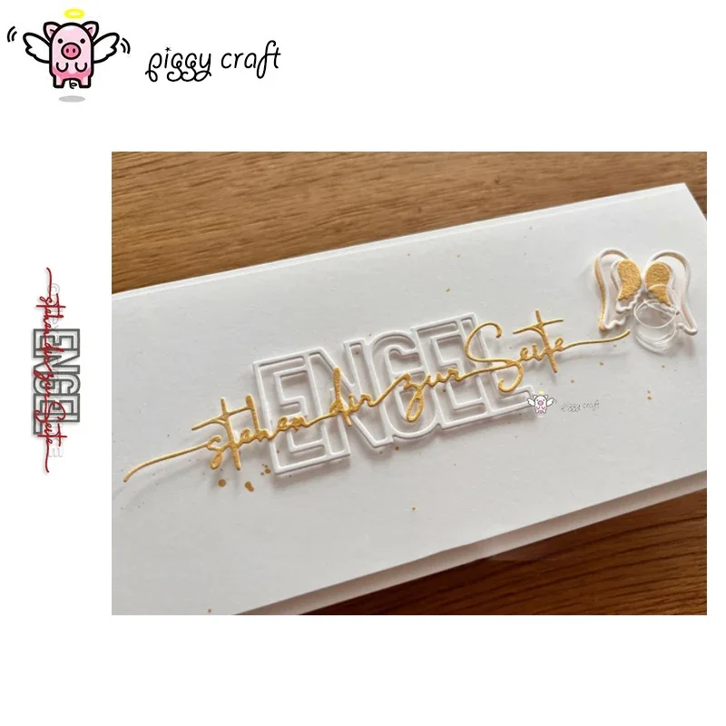 

Металлические вырубные формы Piggy Craft: Ангельские буквы, трафареты для скрапбукинга, ножи-вырубки, шаблоны для творчества