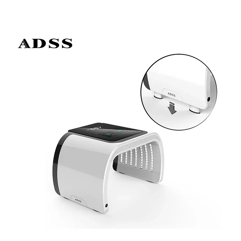 ADSS  LED Mask Facial Red Light Therapy  Acne Skin Rejuvenation Senven Color PDT Machine