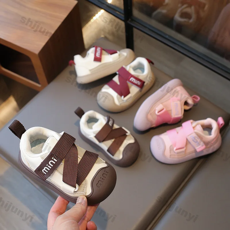 

Детская обувь для малышей, удобные нескользящие кроссовки на мягкой подошве, модные кроссовки для первых ходунков, детская спортивная обувь, повседневная обувь для младенцев