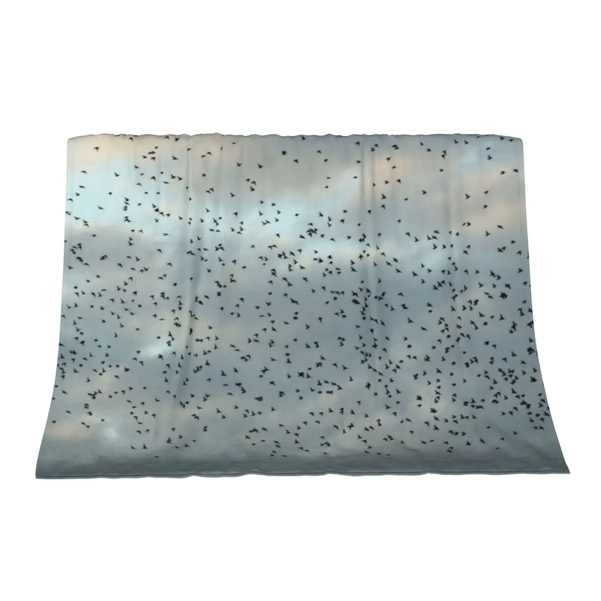 

Murmuration Starlings Flock of birds Throw Blanket Beach Giant Sofa Bed Fashionable Blankets