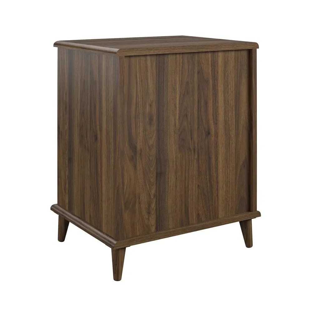 Queer Eye Farnsworth 1 Drawer Nightstand, Walnut