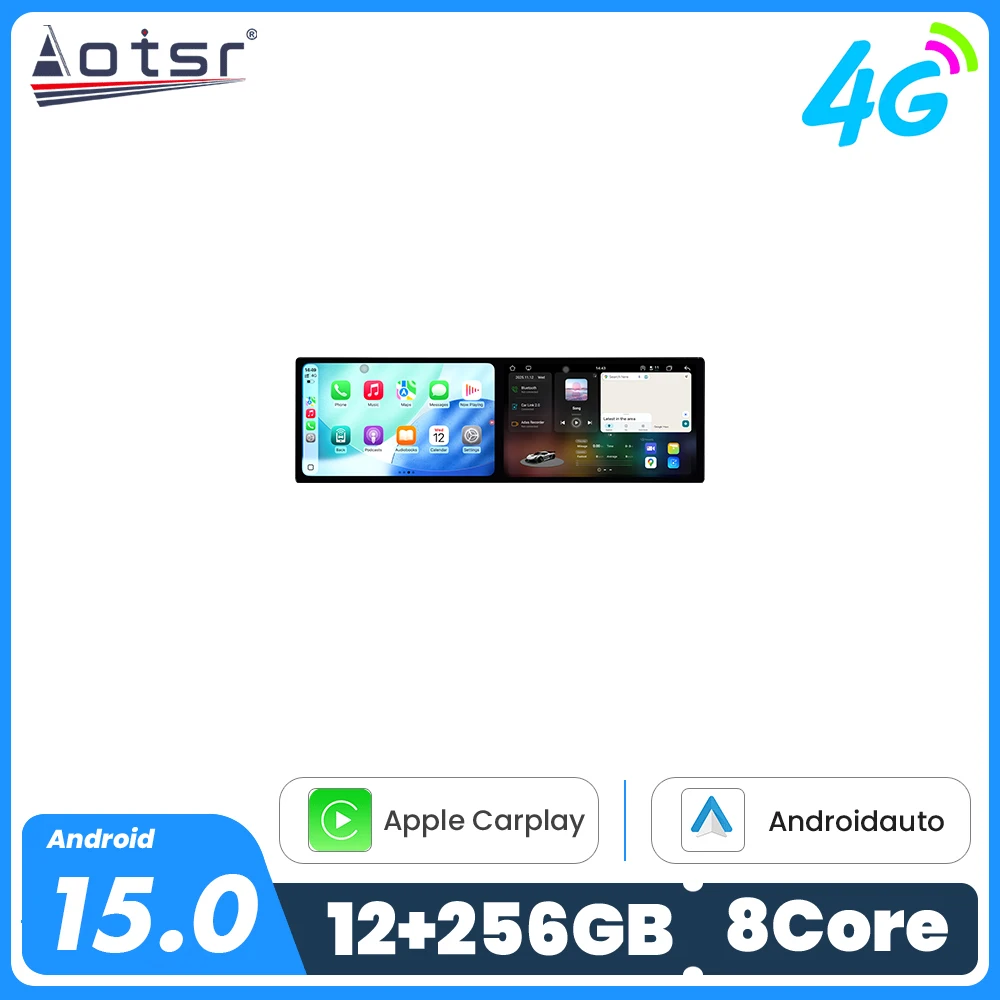 أندرويد 15 المزدوج 10.1 بوصة شاشة راديو السيارة مع Carplay نظام تحديد المواقع والملاحة لمازدا CX-4 2016-2021 الوسائط المتعددة رئيس وحدة ملحق #1