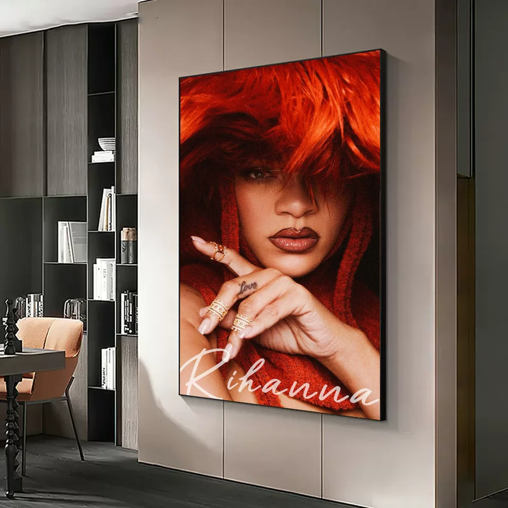 المغني R-RIHANNAS الفيلم الكلاسيكي الملصقات خمر غرفة بار مقهى ديكور ملصقات جدار اللوحة #3