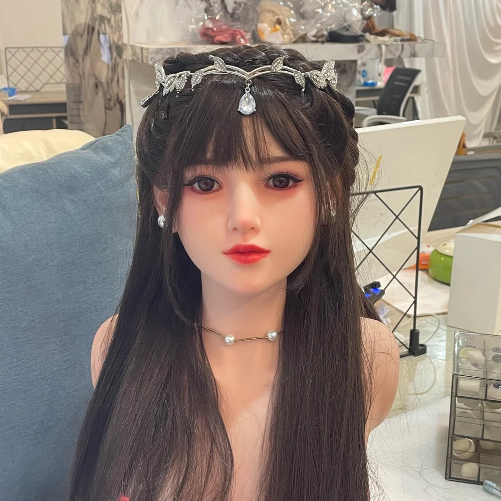 

New female head model, princess-style head model, gentle, silicone head model, can be customized by yourself, gift for friends