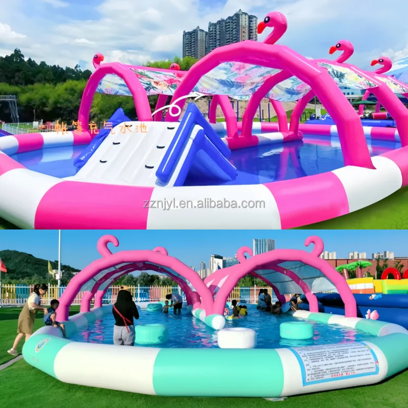 Hot SellingPool with Sunshade for Outdoor Children's Water Amusement Facilities Parent-child Swimming Pool