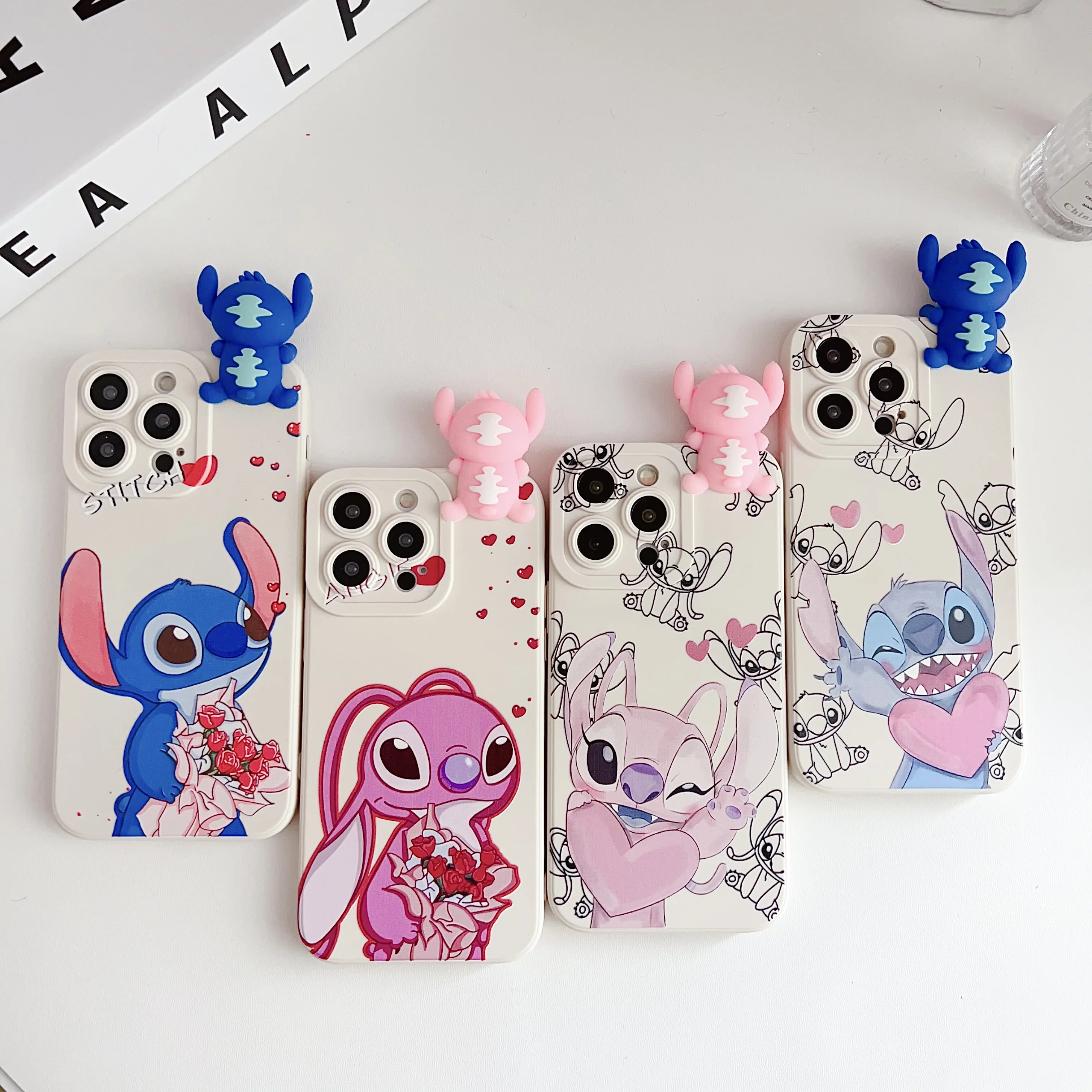 For OPPO A15 94 54 55 53 74 96 57 17 58 78 60 39 Realme C55 53 35 30 21Y 11 33 63 61 67 Couple Stitch Case With Holder Rope