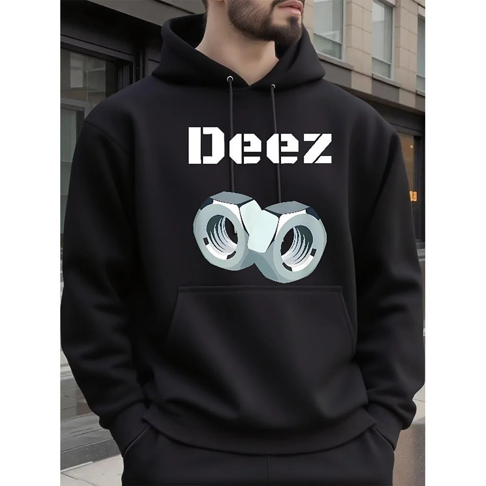 سويت شيرت رجالي بقلنسوة، أزياء عيد الميلاد، سويت شيرت شتوي دافئ مريح مناسب للطقس البارد، سترة بغطاء للرأس #1