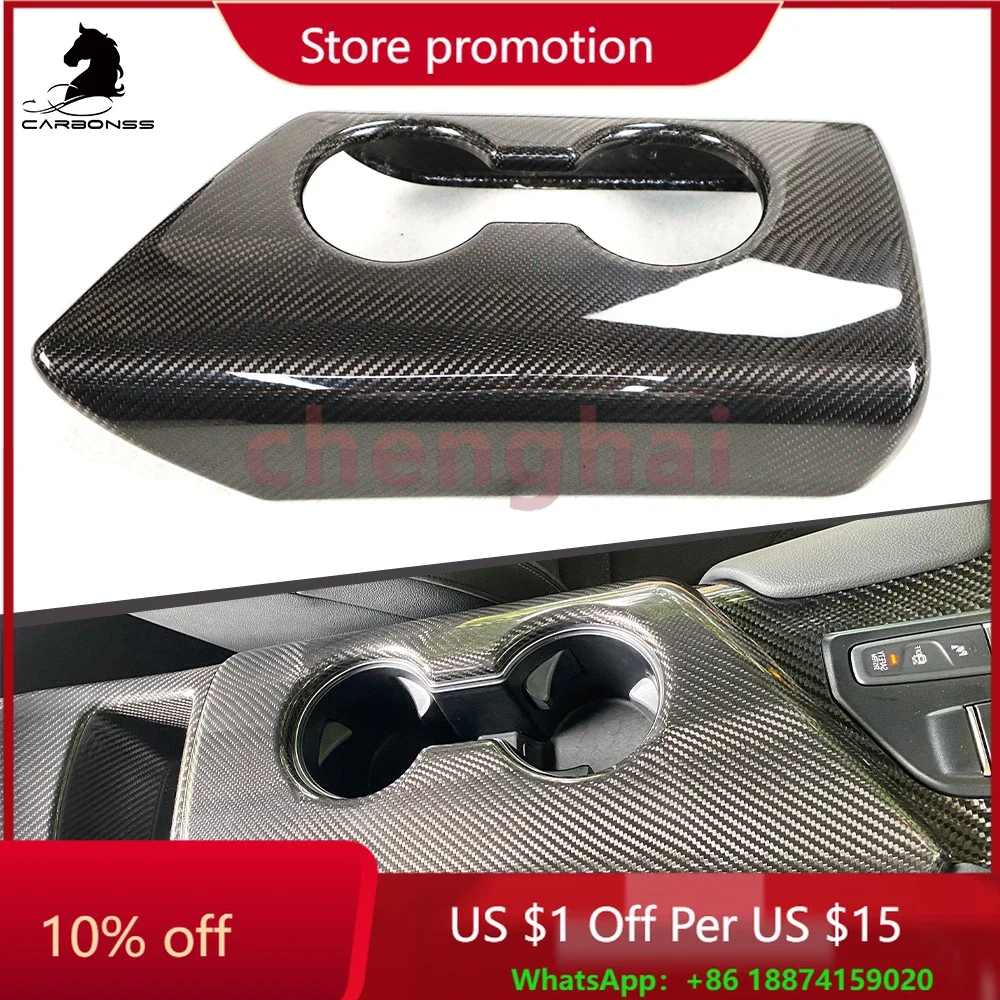 

Auto Parts Center Console Armrest Box Cover Dry Carbon Fiber Gloss/Matt/Forged For Toyota Supra A90 2019+