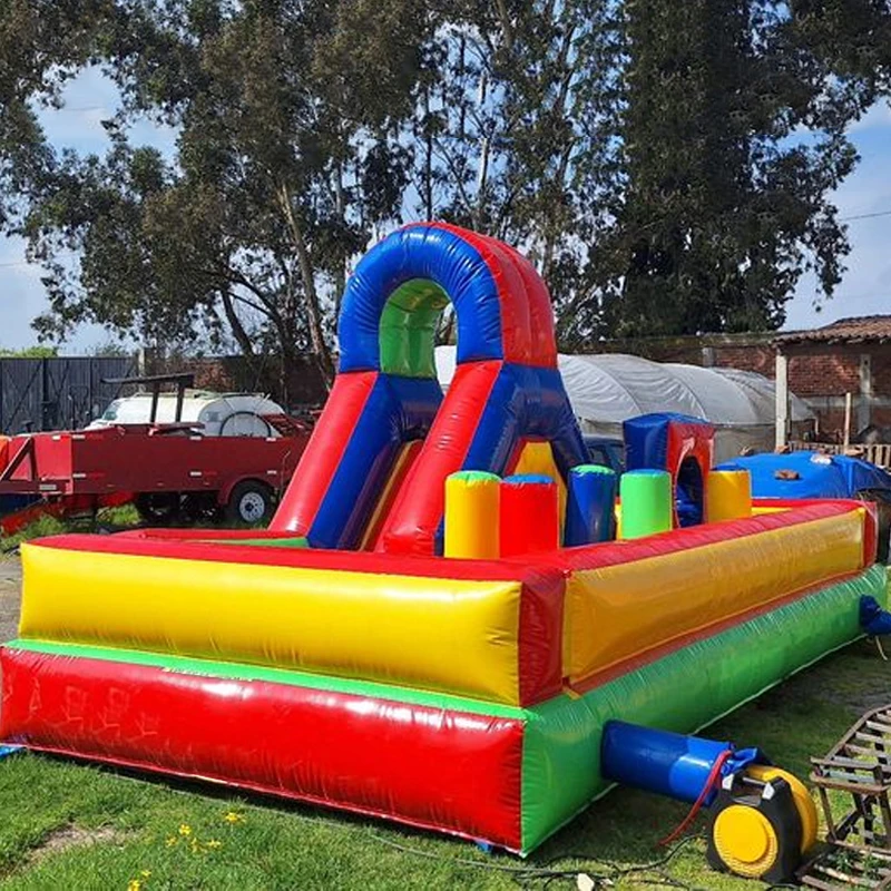 

Parent-child Interactive Inflatable Obstacle Course Bouncy Castle Toy Manufacturer Price Indoor And Outdoor