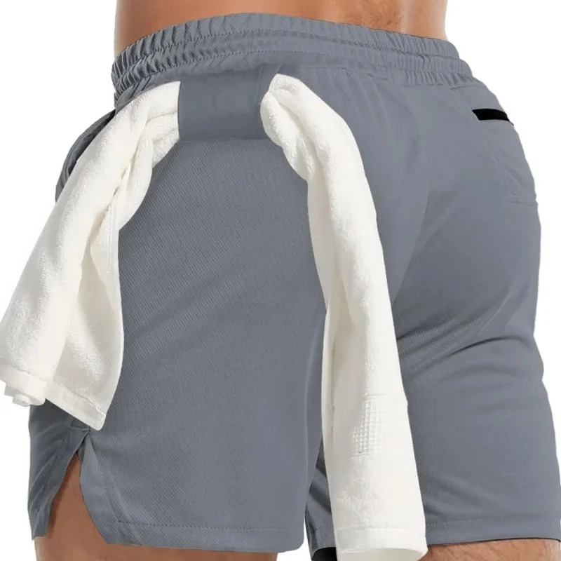 

Summer Breathable Men Beach Shorts Gym Bodybuilding Casual Loose Shorts Joggers Outdoor Fitness Beach Short Pant Sweatpant S-3XL