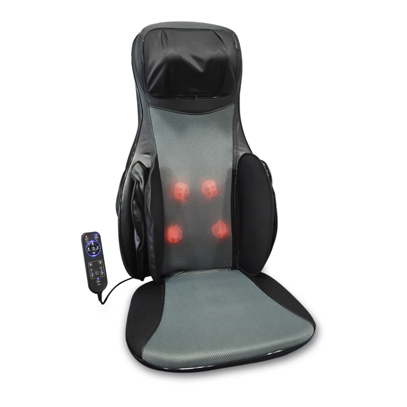 

Neck and Back Massager with Heat Electric Shiatsu Massage Cushion Pad Portable with Compress Full Body Massage