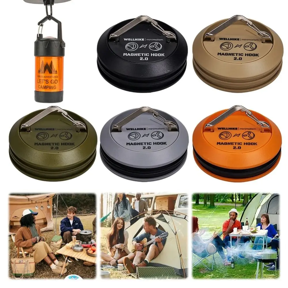 

Quick Installation Magnetic Lamp Hanger Portable Multifunctional Snap Clip Camping High-Quality Hanging Buckle Outdoor