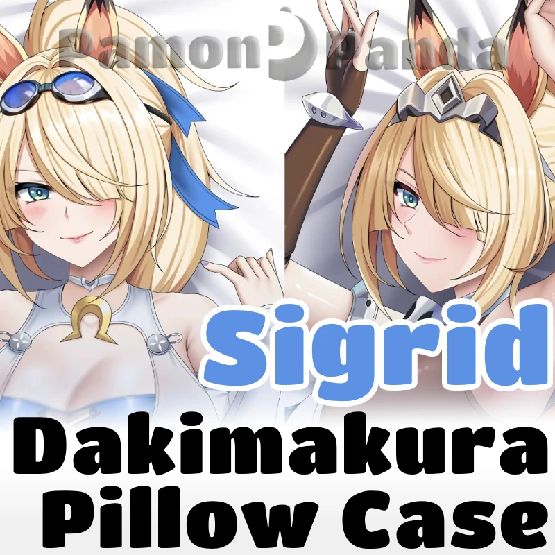 Sigrid Dakimakura Zenless Zone Zero Pillowcase Full Body Hugging Pillow Case Cushion Cover Home Bedding Decor Otaku Gift SHM