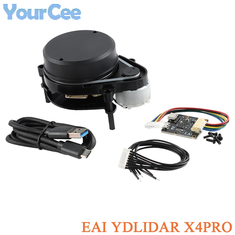 

YDLIDAR X4 Pro LIDAR Laser Radar Scanner Ranging Sensor Module 360 Degree LDS 10 meters 5KHz EAI YDLIDAR-X4PRO for ROS