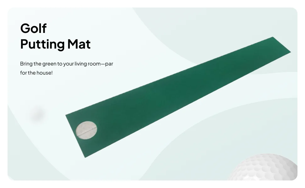 حصيرة وضع الجولف المحمولة، حصيرة ممارسة وضع الجولف لتحسين مهارات وضع الفناء الخلفي والمكتب والحديقة المنزلية لهدايا لاعبي الغولف #6