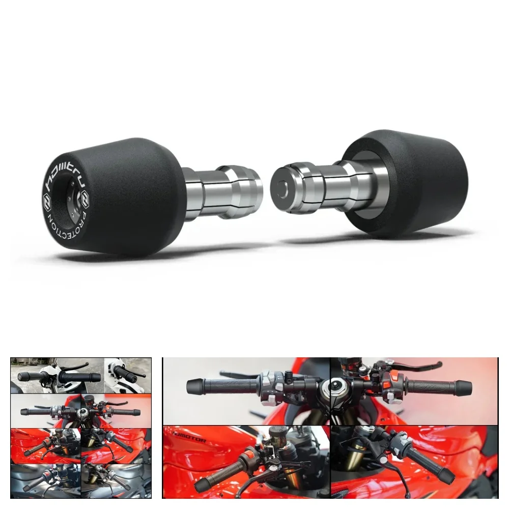 

For Ducati Monster 695 795 797 696 2007-2021 Motorcycle Handle Bar End Handlebar Grips Ends Cap Plug Slider Counterweight Cover