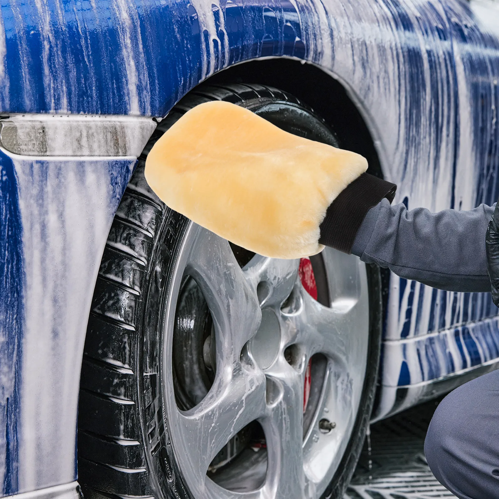 Car Washing Mitts Unique Shape Adorable Appearance Gentle Effective Cleaning Process Waxing Polishing Auto Care