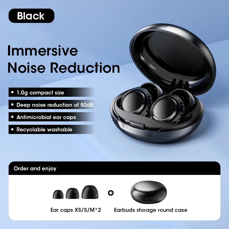 

Quiet Ear Plugs for Sleeping Noise Reduction Reusable Hear Protection Anti noise earplugs for Concerts Travel Sleeping Ear plug
