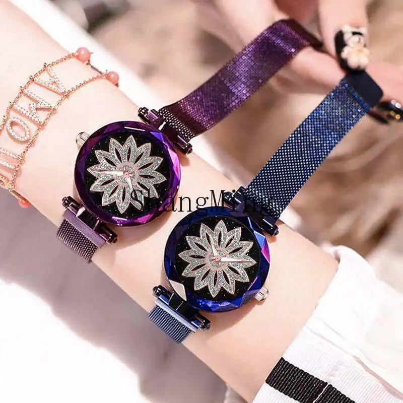 

CL new watch female students with the same Internet celebrity fashion trend mesh belt watch