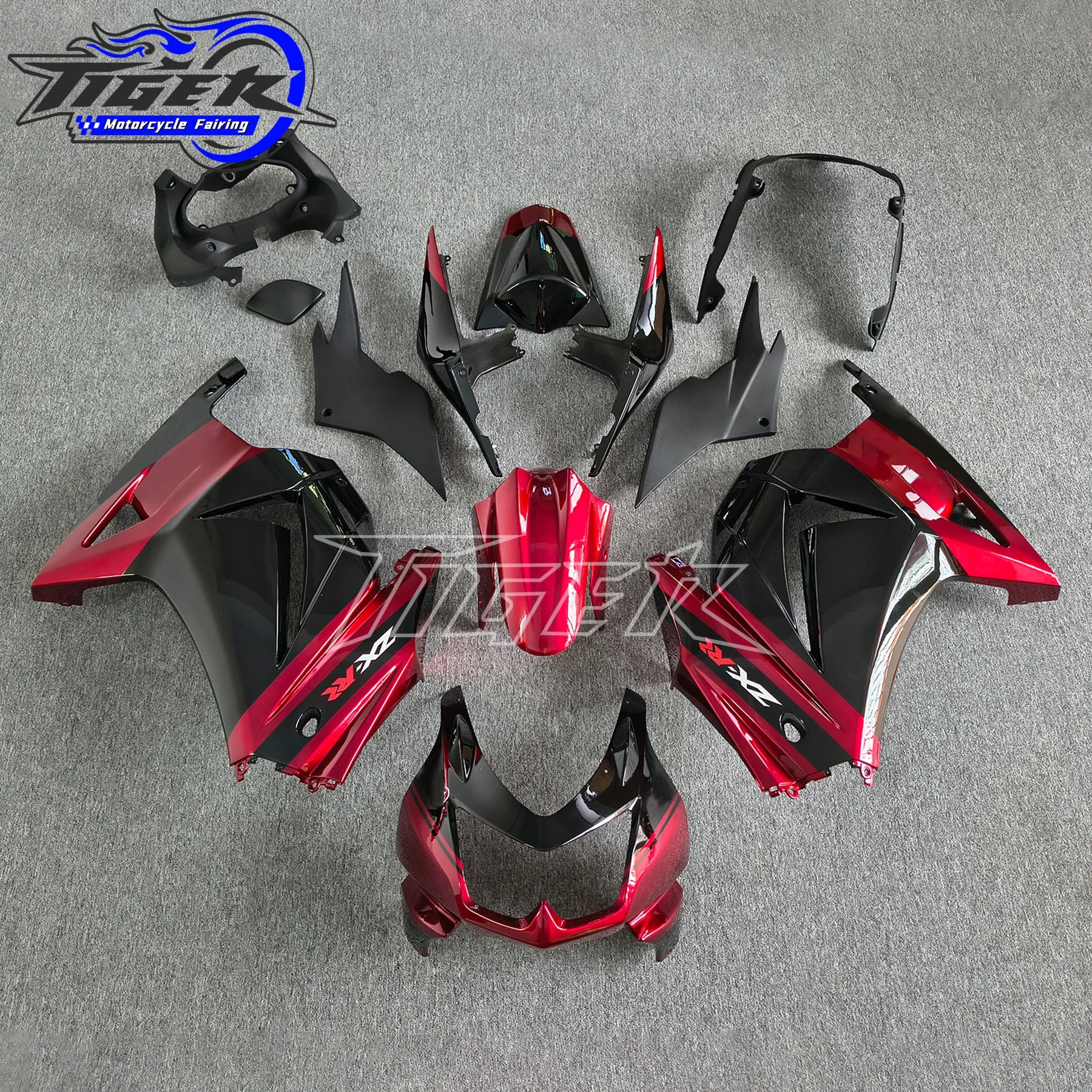 

Motorcycle Fairing Kit fits for Ninja 250 Ninja 300 08 09 10 11 12 year ZX250 EX300 2008 2009 2010 2011 2012 Fairing Rose Red