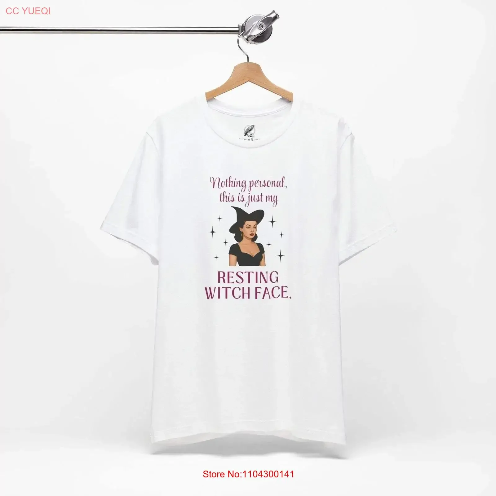 Resting Witch Face T Shirt Pinup reprint sale 40 off hot vintage Washed graphic Comfortable Breathable Slightly Unisex