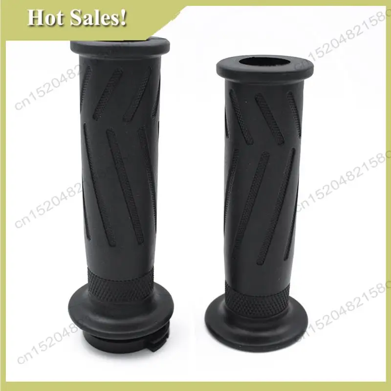 

-PQWN Motorcycle Handle Grips 22Mm Universal For Yamaha FZR400 YZF R1 R1M R1S R6 Throttle Handle Rubber Sleeve Handlebar Bar Par
