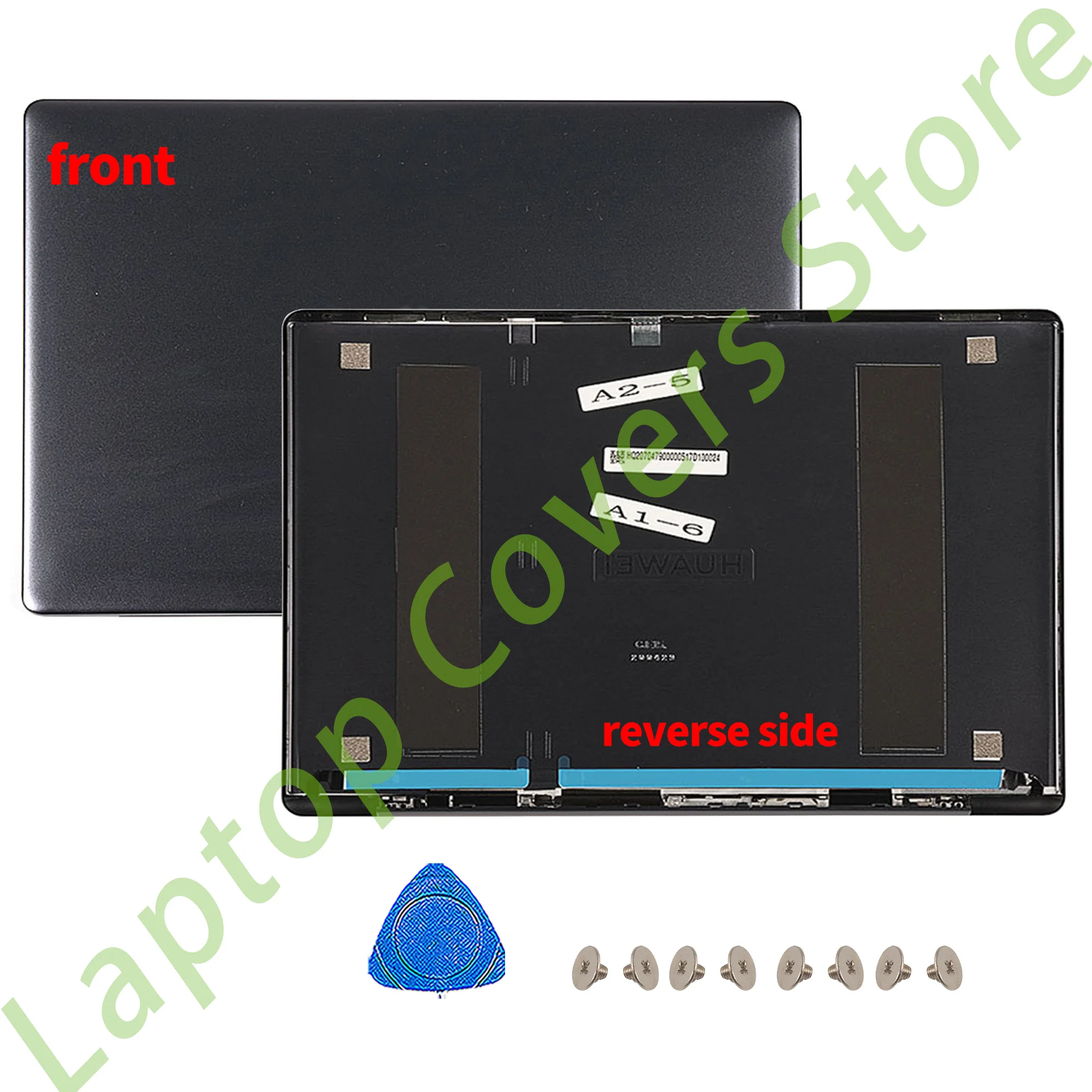 Imagem -03 - Cinza Lcd Back Cover para Matebook Caixa Inferior Substituição Palmrest Peças Novas Wrt-w29 W29l Wrtb-wfe9l Hn-w19r W19l Hn-w29r