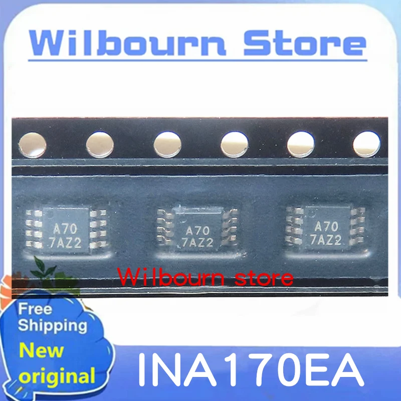 

10pieces 100% NEW INA170EA/2K5 INA170EA A70 MSOP-8 Electronic components