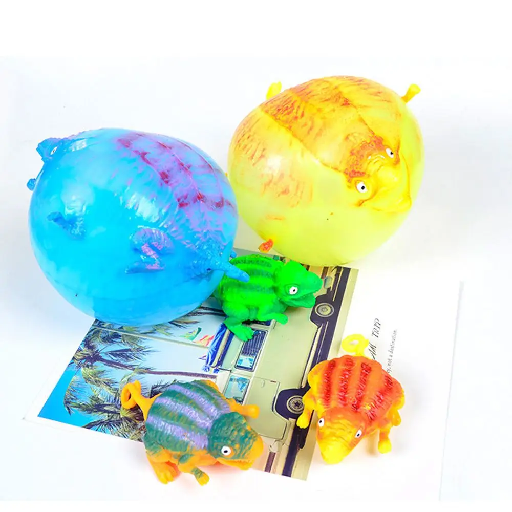 Blasen Sie aufblasbare lustige Stress abbau Kinder Kind Ballon Tier Spielzeug Squeeze Ball blasen Dinosaurier