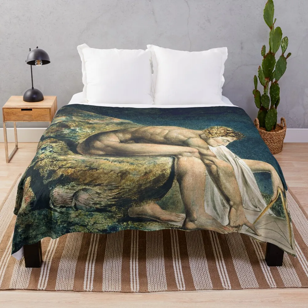 

William Blake Newton Throw Blanket