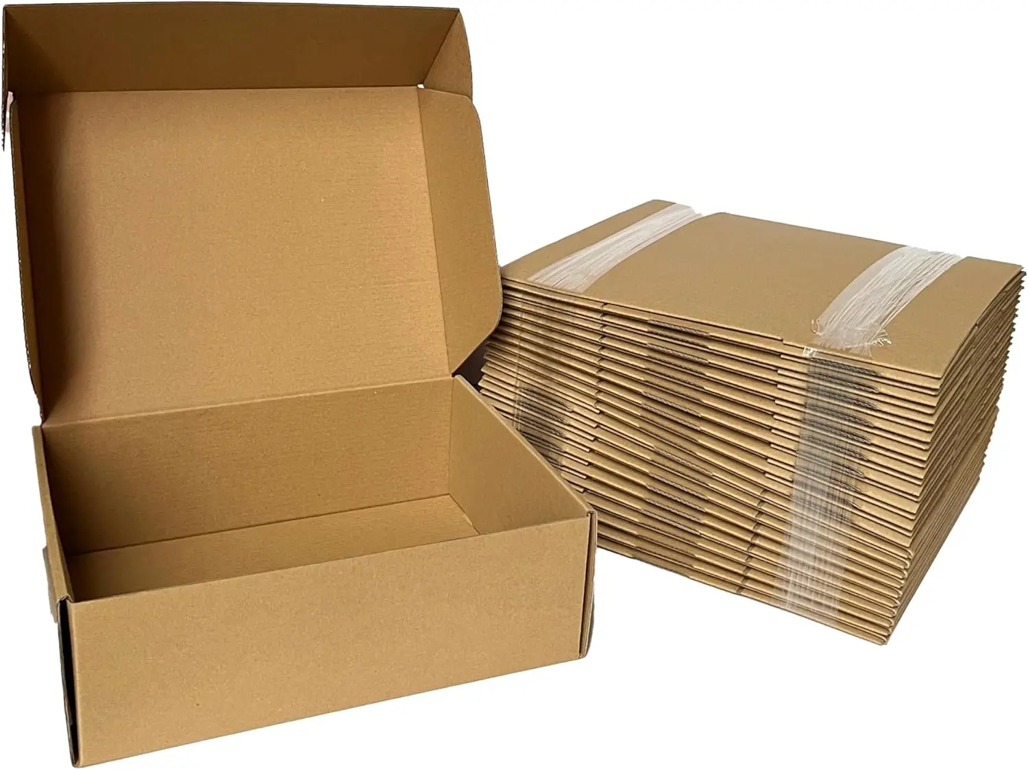 

Set of 20 Small Brown Corrugated Cardboard Boxes, 12x9x4 Inches, Perfect for Packaging Crafts Gifts and Small Business Shipping