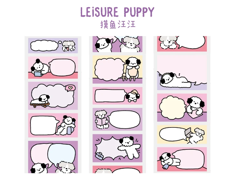 50mmx3m Niedliches Cartoon-Stanzmuster Washi-Tape Kawaii Dekoratives Klebeband Scrapbook-Aufkleber Handgemachtes Masking Tape für Schreibwaren – Detail 9