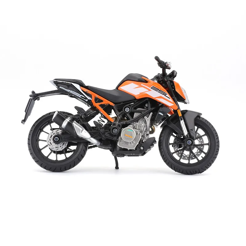 Bburago-modelo de motocicleta de aleación de juguete KTM 250, escala 1:18, coche autorizado Duke, colección de regalo