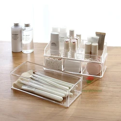 Storage makeup organizer for cosmetics organizer makeup storage box acrylic lipstick jewelry organizer Makeup brush storage