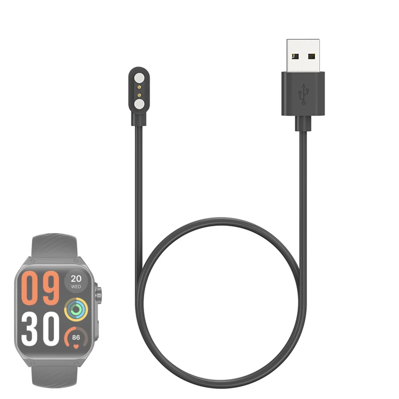 

Док-станция с адаптером для смарт-часов, USB-кабель для зарядки, провод питания для Haylou Watch S8, аксессуары для спортивных смарт-часов