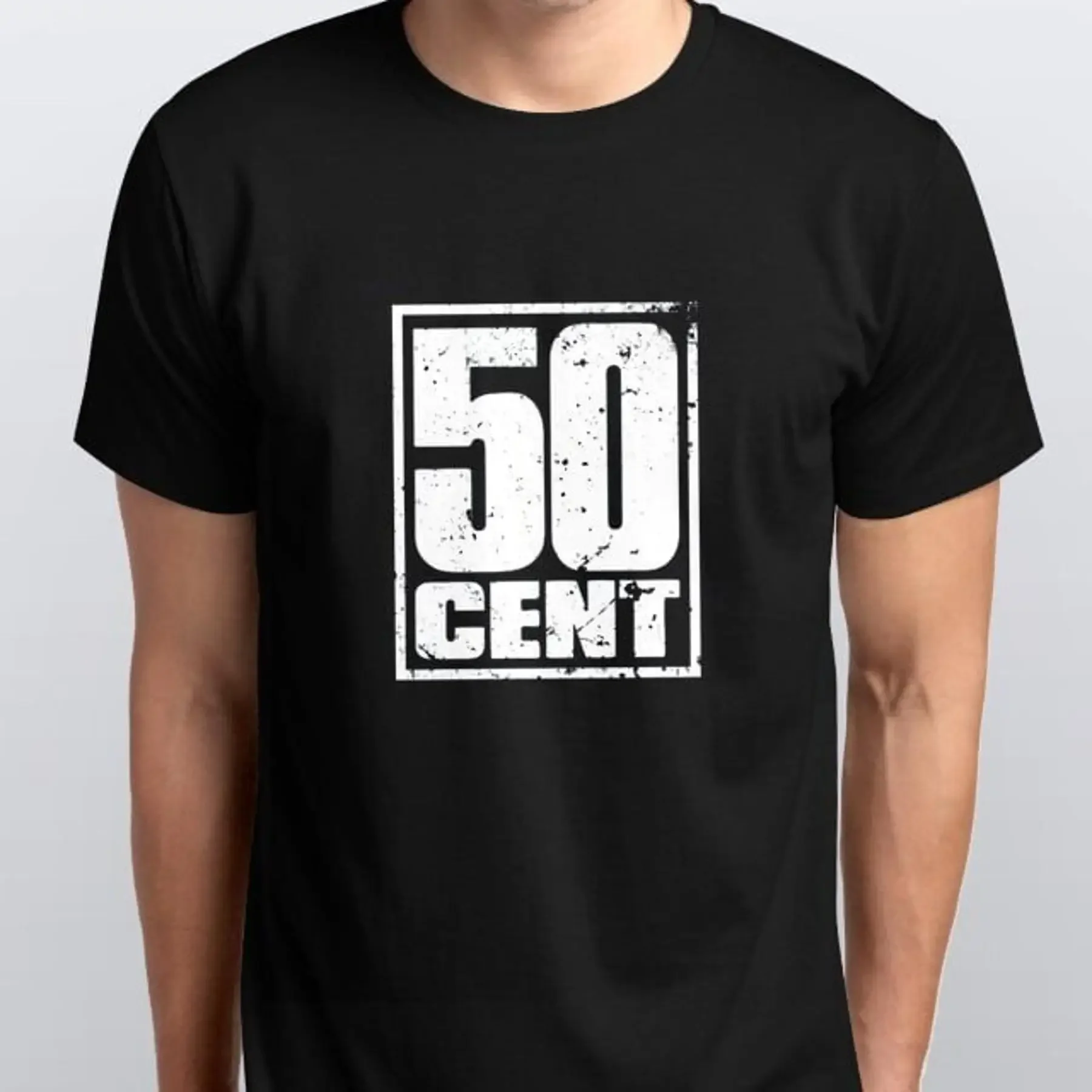 50 CENT New T-SHIRT sizes S M L XL XXL colours Black, White