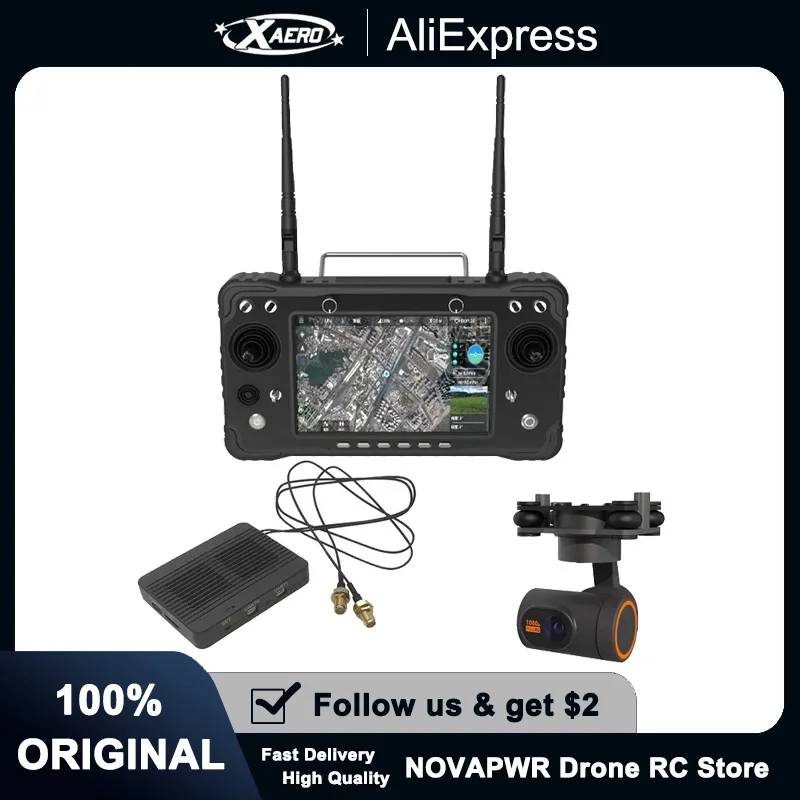 

SKYDROID H16 / H16PRO 108OP 10-30km Digital Image Transmission + Data Transmission +Telemetry All in One Datalink for FPV Drone