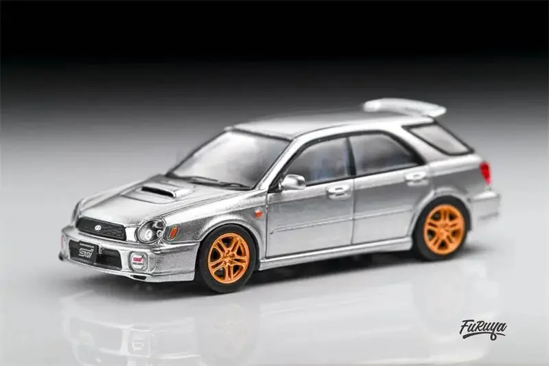 Furuya 1:64 Impreza WRX STi Sedan Mk2 GD / GG Bugeye / Blobeye limited999 Diecast Model Car